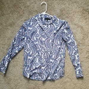 Banana Republic Dillon Shirt Small Paisley